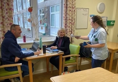 Carers Rights Day at the Fenton Ward, Cavendish Hospital in Buxton